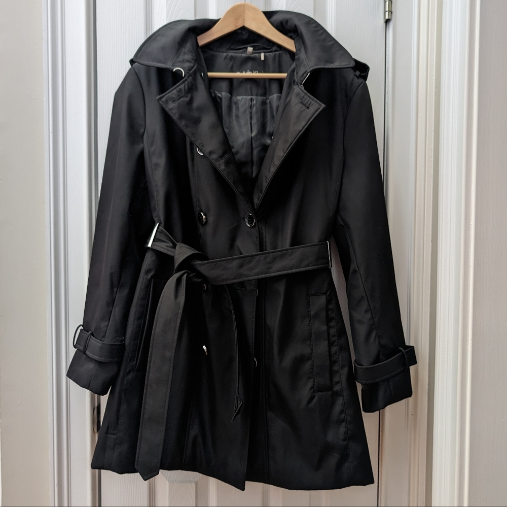 Calvin Klein Hooded Trench Coat